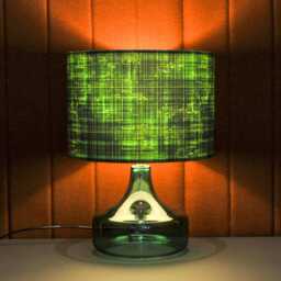Lampshade Geek Circuit Board Tartan Velvet Drum Lamp Shade Gaming Computers Office Green Black - 25cm 30cm 35cm 40cm 45cm Table Lamp Ceiling - thumbnail 1
