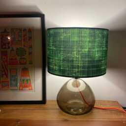 Lampshade Geek Circuit Board Tartan Velvet Drum Lamp Shade Gaming Computers Office Green Black - 25cm 30cm 35cm 40cm 45cm Table Lamp Ceiling - thumbnail 4