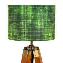 Lampshade Geek Circuit Board Tartan Velvet Drum Lamp Shade Gaming Computers Office Green Black - 25cm 30cm 35cm 40cm 45cm Table Lamp Ceiling - thumbnail 2