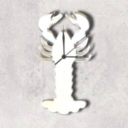 Lobster Acrylic Clock - Many Colours Available - Bespoke Shapes & Sizes Made - thumbnail 2