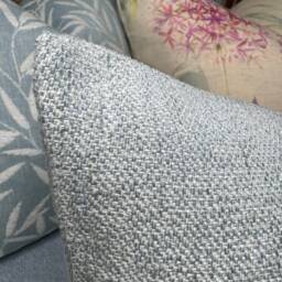 "Blue Pillow Cover, Rothko Furnishing John Lewis & Partners Fabric, Sofa Cushion Double Sided - High Quality Size 12"" X 20" - thumbnail 2