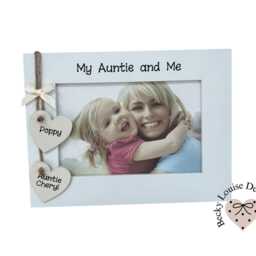 Handcrafted Auntie Photo Frame Personalised Gift New Aunty - thumbnail 2