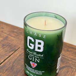 Chase Gb Gin Bottle Candle - Wood Sage & Sea Salt Soy Wax 70Cl - thumbnail 2