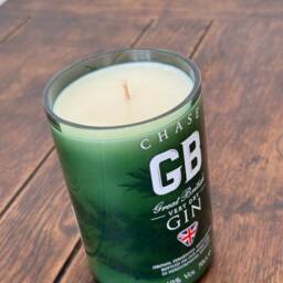 Chase Gb Gin Bottle Candle - Wood Sage & Sea Salt Soy Wax 70Cl - thumbnail 3