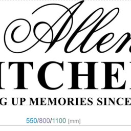 Personalized Family Kitchen Memories Date Wall Glass Sticker Art Quote Decal - thumbnail 2