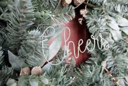 Cheers Wire Words Only For Wreath Wall Home Rustic Farmhouse Front Door Sign Decor Garland Phrase Quote Lyrics House Warming Gift Metal - thumbnail 1