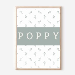 Set Of Girls Room Or Nursery Pastel Prints Including A Personalised Name Print. Gallery Wall Prints, Printed & Shipped - Prints Only - thumbnail 3