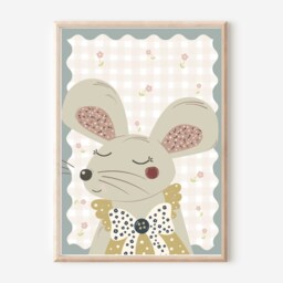 Set Of Girls Room Or Nursery Pastel Prints Including A Personalised Name Print. Gallery Wall Prints, Printed & Shipped - Prints Only - thumbnail 2