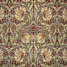 Custom Made William Morris Pimpernel Damson Blackout/Lining Curtains 3 - thumbnail 2