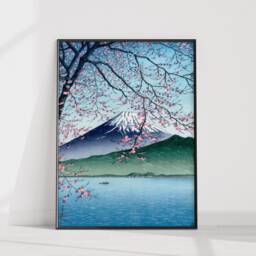 Japanese Poster, Hasui Kawase, Mt Fuji, Travel Wall Art Decor, Japan Poster Print, Art, Oriental Gift, A1/A2/A3/A4 - thumbnail 2