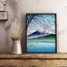 Japanese Poster, Hasui Kawase, Mt Fuji, Travel Wall Art Decor, Japan Poster Print, Art, Oriental Gift, A1/A2/A3/A4 - thumbnail 3