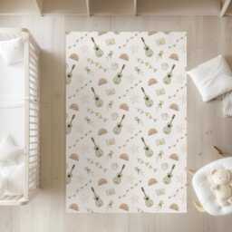 Nursery Guitars, Carpet, Kids Decor, Children's Room Decor, Kids Rug, Carpet - thumbnail 2