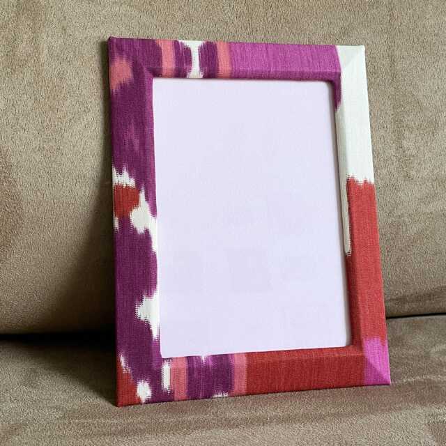 Custom Fabric Photo Frame- Personalized Picture Frame - Unique Home Decor 4??6, 5??7 & 8??10 Sizes - image 1