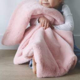 Soft Minky Baby Blanket, Birth Milestone Photo Prop, 30x36 Inches - thumbnail 2