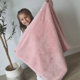Soft Minky Baby Blanket, Birth Milestone Photo Prop, 30x36 Inches - thumbnail 3