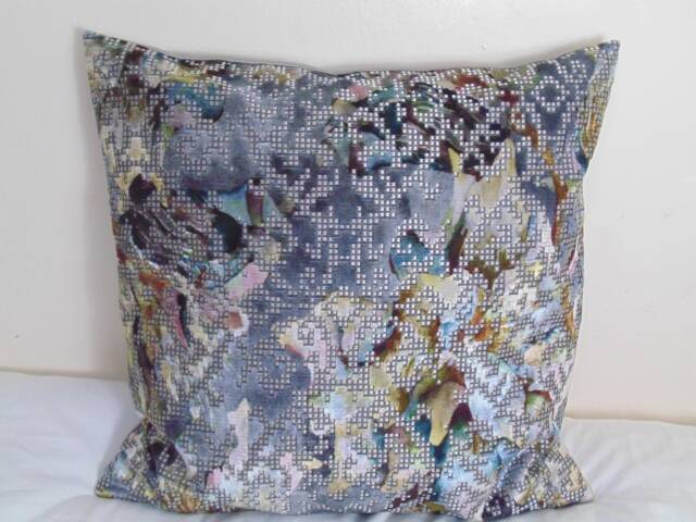 Designers Guild Velvet Fabric Bardiglio Zinc Cushion Cover - image 1