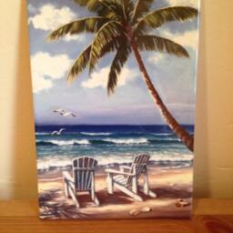 "Jamaica Ceramic Wall Art Tile, 8"" By 12" - thumbnail 2