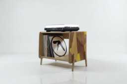 Modern Vinyl Storage, Record Player Stand - Limited Edition Furniture, One Of A Kind - thumbnail 1