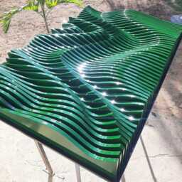 Parametric Wall Art [25] Cnc Files - Modern Wooden Panel Dxf Digital Download - thumbnail 2