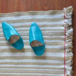 Natural Handmade Jute & Cotton Rug Handcrafted in Mallorca - Fiber, Soft, Durable Perfect For Your Entryway. Ready To Ship - thumbnail 2