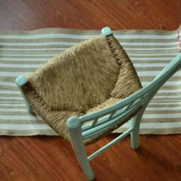 Natural Handmade Jute & Cotton Rug Handcrafted in Mallorca - Fiber, Soft, Durable Perfect For Your Entryway. Ready To Ship - thumbnail 3