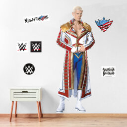 Wwe - Cody Rhodes Wrestler Wall Sticker + Bonus Decal Set - thumbnail 1