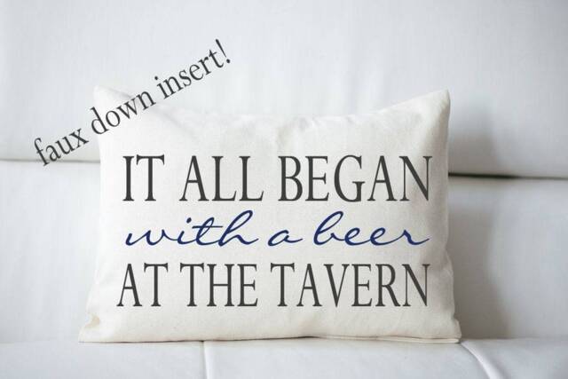 Personalized Cotton Pillow, 2nd Anniversary, Romantic, Every Love Story, Newly Engaged, Romantic Gift Og - image 1