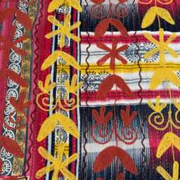 Cotton Kantha Suzani Quilt Luxury Artisan Bedspread - thumbnail 3