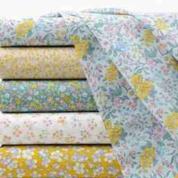 Liberty London Crib Sheet Morning Meadow Wildflower Cotton - thumbnail 4