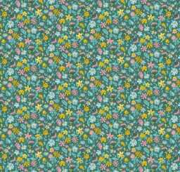 Liberty London Crib Sheet Morning Meadow Wildflower Cotton