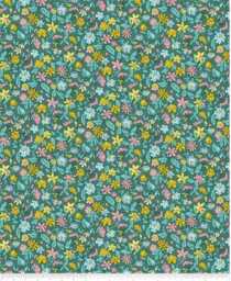 Liberty London Crib Sheet Morning Meadow Wildflower Cotton - thumbnail 2