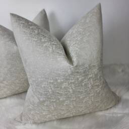 John Lewis Textured Satin Cushion Cover Champagne Colourway Double Sided Glamorous Boutique Style Modern Sofa Bed Pillow Cover - thumbnail 3