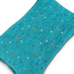 Turkish Fabric Pillow Cover 16x24, Turquoise Blue Boho Lumbar Pillow, Arabian Night Pattern Decorative Sofa Accent Throw Cushion Case - thumbnail 3