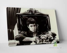 Scarface Al Pacino Canvas Art Wall Mafia Gangster Photo Print Picture Framed Home Decor -E230 - thumbnail 1