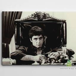 Scarface Al Pacino Canvas Art Wall Mafia Gangster Photo Print Picture Framed Home Decor -E230 - thumbnail 2