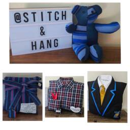 Personalised Shirt Memory Cushion, Pillow Made From Loved Ones Clothing, in Memory, Dad, Grandad, Brother, Uncle, Son, Keepsake - thumbnail 2