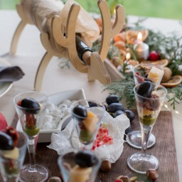 Wine Bottle Holder Rack Christmas Centerpiece Table Gift - thumbnail 3