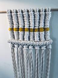 Medium Cotton Macrame Wall Hanging - thumbnail 1