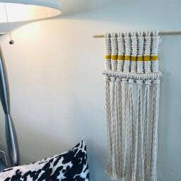 Medium Cotton Macrame Wall Hanging - thumbnail 2