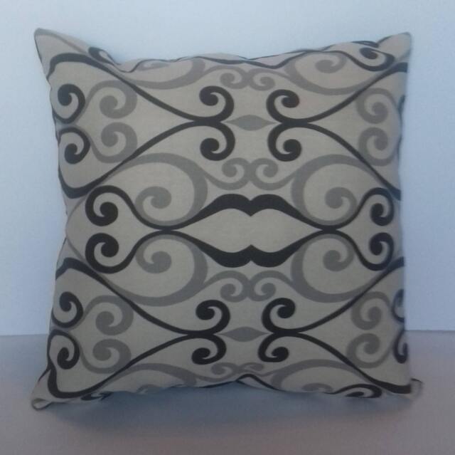 Father's Day Pillow Set Black & Gray Swirl Decor, Indoor Outdoor Pillows - image 1