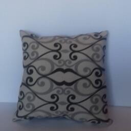 Father's Day Pillow Set Black & Gray Swirl Decor, Indoor Outdoor Pillows - thumbnail 3