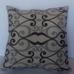 Father's Day Pillow Set Black & Gray Swirl Decor, Indoor Outdoor Pillows - thumbnail 4