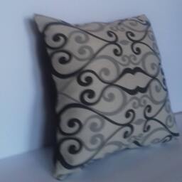Father's Day Pillow Set Black & Gray Swirl Decor, Indoor Outdoor Pillows - thumbnail 2