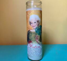 Golden Girls Rose Prayer Candle - thumbnail 1