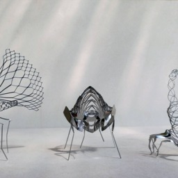 Wire Insect Sculpture Stainless Steel Scorpion, Mosquito, Bug Collection - thumbnail 3