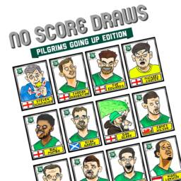Plymouth Argyle Vol 2 - No Score Draws Pilgrims Going Up Edition A3 Print Of 24 Hand-Drawn Panini-style Doodles Pafc's League 1 Winners - thumbnail 2
