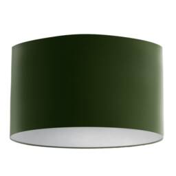 Velvet Lampshade - Forest Green With White Lining, Handmade Lampshades, Table Lamp Shade
