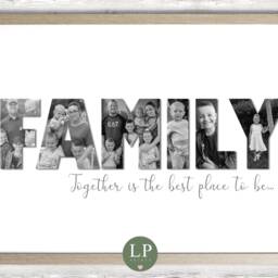 Personalised Family Photo Print Birthday Mothers Day Fathers Gift Christmas Present - thumbnail 2