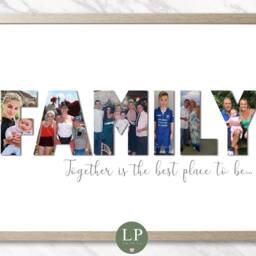 Personalised Family Photo Print Birthday Mothers Day Fathers Gift Christmas Present - thumbnail 3