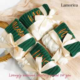 Christmas Embroidered Name Stocking, Personalized Stockings, Knit Stockings, Family Stockings, Holiday Stockings Gifts - thumbnail 3